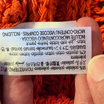 ZARA  Women's Orange Open Knit Cropped Sweater Top Size M Photo 9