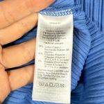 Madewell  Ribbed Sleevless Boatneck Tank Top Size L Cornflower Blue Minimalist Photo 3