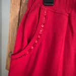 Petite size XL red sweatpants tie waist Photo 4