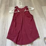 Lululemon Love Tank Top racerback pleated womens Red (size 4) athleisure workout Photo 1