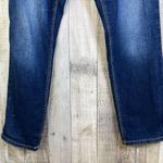 Evermore Denim Size XL Maternity Dark Blue Denim Jeans with Front Coin P… Photo 3