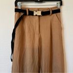 I am gia I.AM.GIA Mira Wide Leg Pant in Tan with Belt S Photo 3