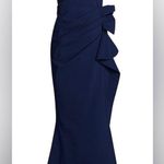 Chiara Boni La Petite Robe Gudrum Halter Ruffle Gown (Made in Italy) Size 16 NEW Photo 1