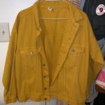 H&M Yellow Denim Jacket Photo 0