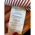 J.Crew  Shirt Women 10‎ Red White Striped Collared Button Down Preppy Career Photo 7