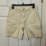 American Eagle NWT Outfitters
AE Dreamy Drape Carpenter Shorts Size 2 White Photo 4