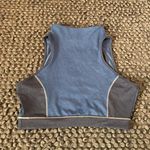 Urban Outfitters Year of Ours Blue Colorblock Halter Top Photo 0