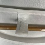 HANRO white long sleeve fitted ribbed size small Photo 1