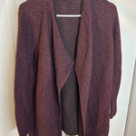 Burgundy cardigan‎ Purple Size M Photo 0