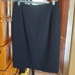 Calvin Klein Women's Stretch Woven Dress Pencil Skirt Black Size 6 Photo 2