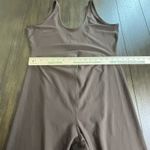 Old Navy  Power Soft Bodysuit Sleeveless Stretch Full Length Go Dry Brown Size XL Photo 3