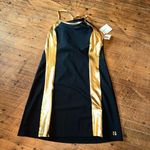 Sports Illustrated gold & black M racerback tennis dress Gold Size M Photo 4