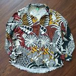 Farm Rio NWT  Tropical Edgy Feminine Casual Trendy Whimsical Hawaiian Blouse XL Photo 0