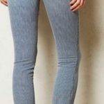 Mother The Vamp on the road destroy skinny jeans, pinstripes, distressed, sz 28 Blue Photo 1