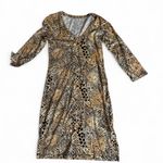 Lilly Pulitzer XXS Tessa 3/4 Sleeve Dress in Rattan Walk on the Wild - NWT Photo 4