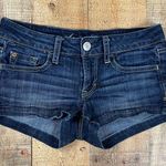 American Eagle  Size 2 Stretch Denim Shorts Medium Dark Wash Summer Vacation Photo 0