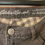 Eddie Bauer Womens Gray Wash Boyfriend Fit Relaxed Flannel Lined Jeans 34" Waist Photo 1