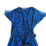 Vicky Tiel Blue Print Wrap Photo 1