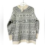 Abercrombie & Fitch NWT Relaxed Lounge Fairisle Crew Sweater Aspen—size small Photo 0