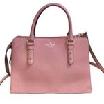 Kate Spade Mulberry Street Lise Satchel Rose Pink Pebbled Leather Crossbody Bag Photo 2