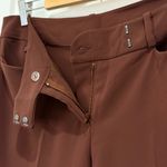 Amanda Uprichard  Paris Pants Medium Brown Cropped Low Rise Clean Girl Fall Chic Photo 6