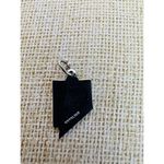 Vintage‎ Nevada Yellow Enamel State Travel Map Sterling Silver Charm Carson City Photo 3