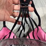 PINK - Victoria's Secret  Black & Gray Leopard Racerback Push UpBra; 32DD Women’s Photo 2