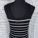 Forever 21 tank top stripe dress black white & grey sz L Photo 1
