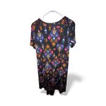 LuLaRoe Carly Dress with Skull and Floral Design Photo 1