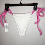 frankie's bikinis NWT Frankies Tia Terry Bikini Bottom in Strawberry Shortcake Photo 6