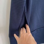 Nike  Dri-Fit Training Hoodie Pullover Rib Texture Swoosh Logo Navy Blue Size XS Photo 4