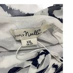 Simply Noelle Simply‎ Noelle Wild At Heart Zebra Blouse Blue XXL Photo 4