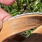 Coach Jorgina Tan and Silver Wedge Sandals Size 10 Photo 8