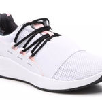 Under Armour Womens UA Charged Breathe FN Print Sport Style Shoes Size 7 White Photo 0