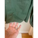 Anthropologie  Twelve by ontwelfth Green Jacket with Fuzzy Collar Sz. M Photo 2