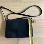 Brahmin  Vintage Luxury Designer Leather Small Crossbody Handbag Black 9"x6"x2.5" Photo 15