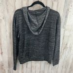 Gap New  Black Gray Lightweight Soft Hoodie Womens Size XS Photo 2