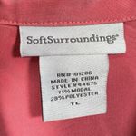 Soft Surroundings Long Sleeve Drawstring Waist Modal Shirt Dress Size Large Tall Photo 2