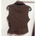 Designer Yoshi Kondo Two Piece Vest and Skirt Women’s Size Medium Brown Photo 4