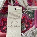 For Love & Lemons White Chemise with Pink Lace Photo 5