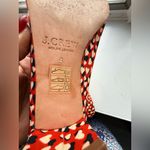 J.Crew  Red and Black Heart Pattern Flats Photo 4