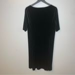 Lands' End  Black Velvet Dress Photo 2