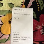 Free People  Gaia One Shoulder Floral Mini Dress Made in USA Sz 8 Photo 6