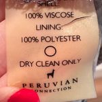 Peruvian Connection  Purple Blue Checked Long Sleeve‎ Shirt Dress Size 10 Photo 3