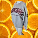 Heather Grey Bloomsburg University Game Day Crewneck Pullover Sweatshirt Size Gray Size M Photo 1