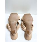 Abound  Open Toe Sandals Womens Size 6 Qarly Heeled Tan Slip On Heels Photo 7