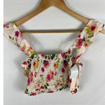 Nanette Lepore NWT Nanette Leopore Ruffle Floral Crop top Size Medium Photo 4