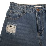 Gianni Bini Womens 7 Distressed Raw Hem Bootcut Jeans Photo 5