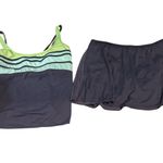 Swim Set in mint Green and Navy Size 16W Photo 1