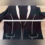 Ming Wang  black and‎ pink open front jacket size large Photo 4